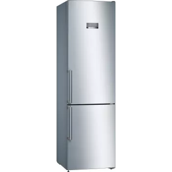 Bosch KGN397LEQ Stand-Kühl-Gefrierkombination mit NoFrost, VitaFresh, 363 l, Inox-Look, Energieeffizienzklasse E