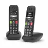 Gigaset E290 Duo DECT/Analogue Schnurlostelefon Schwarz - 2 Mobilteile