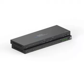 PureLink 2x8 HDMI 2.1 Splitter - 48Gbps mit Scaler und Audio-De-Embedding