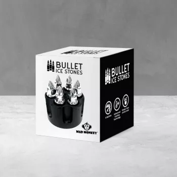 Mad Monkey Edelstahl Bullet Ice Cubes