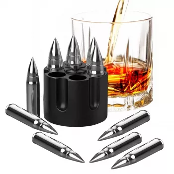 Mad Monkey Edelstahl Bullet Ice Cubes