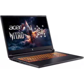 Acer Nitro V 17 AI Gaming-Laptop 43,2 cm (17,3 Zoll) FHD 144Hz Ryzen AI 5 240 16GB 512GB SSD RTX 5060 ohne Betriebssystem Obsidianschwarz
