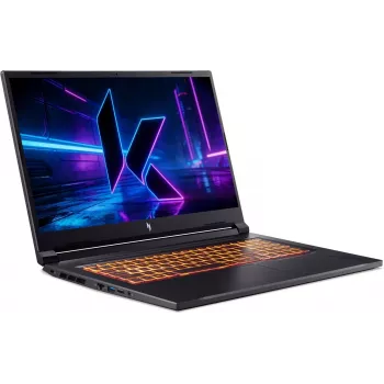 Acer Nitro V 17 AI Gaming-Laptop - AMD Ryzen 5 240, 17,3 Zoll FHD 144Hz, 16GB DDR5, 512GB SSD, GeForce RTX 5050, ohne OS, Obsidian Black