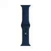 Evelatus Apple Watch 42/44/45mm Silikon Loop Armband (S/M 110mm) Blau