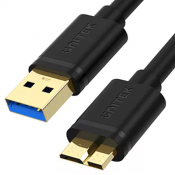 UNITEK USB 3.0 A auf Micro B Kabel 2m Schwarz