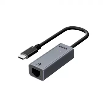 UNITEK USB-C auf Gigabit Ethernet Adapter 1Gbps - Space Gray