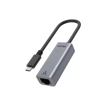 UNITEK USB-C auf Gigabit Ethernet Adapter 1Gbps - Space Gray