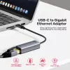 UNITEK USB-C auf Gigabit Ethernet Adapter 1Gbps - Space Gray