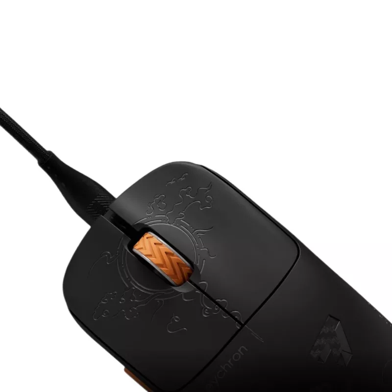 Keychron G3-Z1 Wireless Gaming-Maus, 3950 Sensor, 8K, Black Carbon Fiber