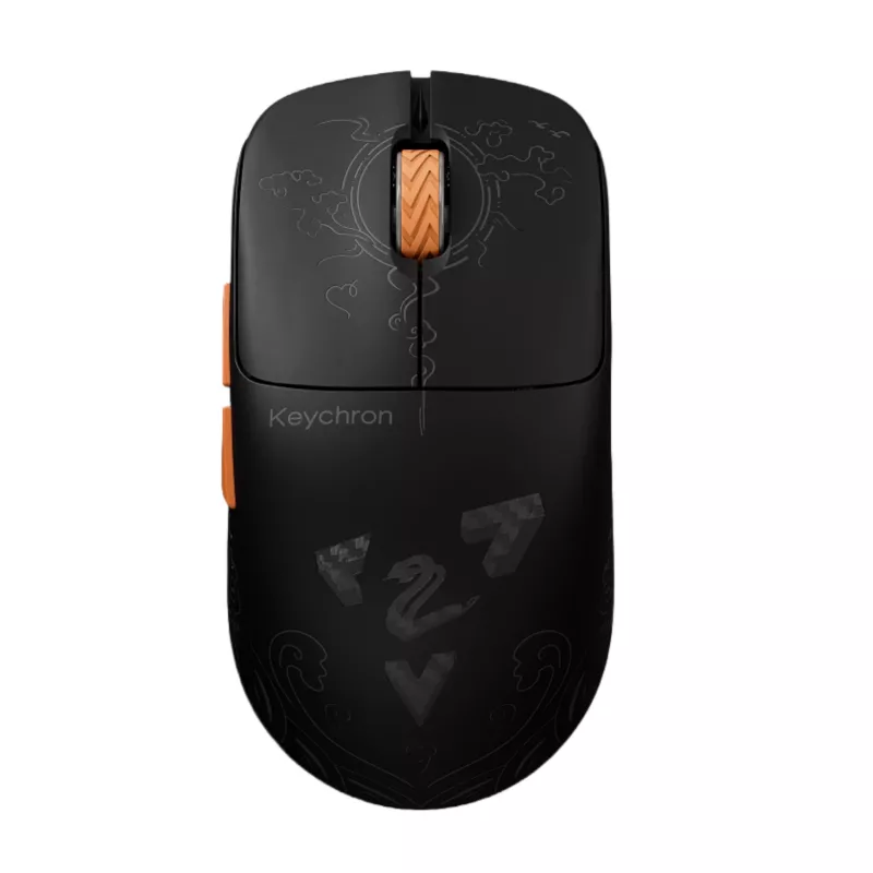 Keychron G3-Z1 Wireless Gaming-Maus, 3950 Sensor, 8K, Black Carbon Fiber