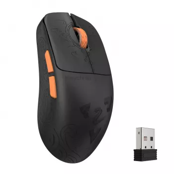 Keychron G3-Z1 Wireless Gaming-Maus, 3950 Sensor, 8K, Black Carbon Fiber