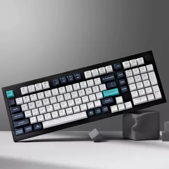 Keychron Q5M-M1 96% Mechanische Tastatur, Gateron G Pro Red Switch, RGB Hot-Swap, Bluetooth 5.1 & USB-C, Aluminiumgehäuse