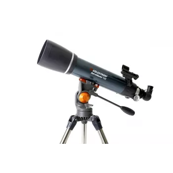 Celestron AstroMaster 102AZ Refraktor-Teleskop 102mm Öffnung 660mm Brennweite Schwarz