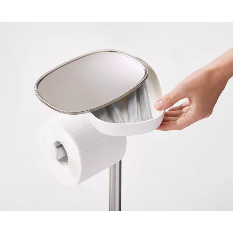 Joseph Joseph EasyStore Toilettenpapierhalter aus Edelstahl