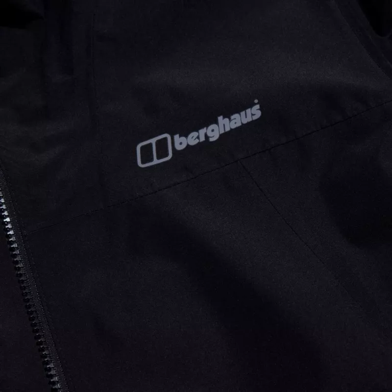 BERGHAUS Deluge Pro 3.0 Herren Regenjacke, Größe M, Schwarz