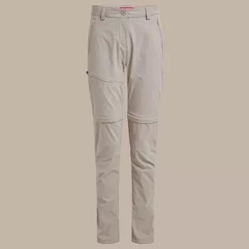 Craghoppers NosiLife Pro Convertible Trouser III Damen Wanderhose - Soft Mushroom