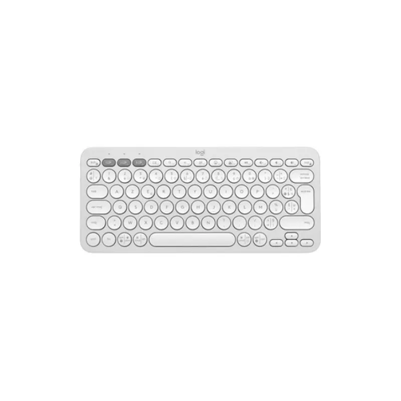Logitech Pebble Keys 2 K380s kabellose Tastatur, Tonal White