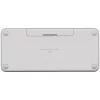 Logitech Pebble Keys 2 K380s kabellose Tastatur, Tonal White