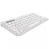 Logitech Pebble Keys 2 K380s kabellose Tastatur, Tonal White