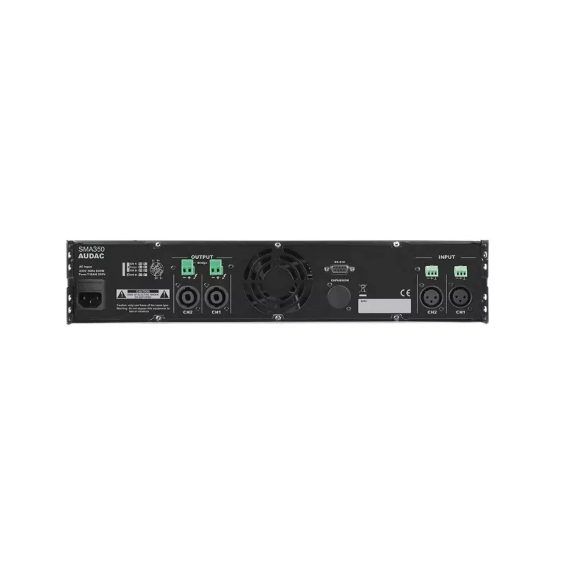 AUDAC SMA350 2.0-Kanal-Verstärker schwarz