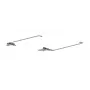 HP L52009-001 Scharnier-Kit für HP 15-DW/15-DY/15-DA/15-DB/250 G7/255 G7 Serie - Linkes und rechtes Display-Scharnier - Schwarz/Silber