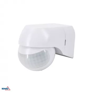 BEMKO PIR-Bewegungsmelder 800W 180° Weiß