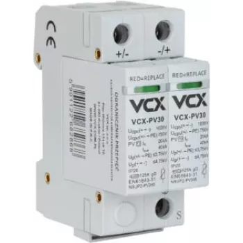 VCX DC C2P 1000V PV30 Überspannungsschutzgerät Typ 2 2P 1000V DC für Photovoltaikanlagen