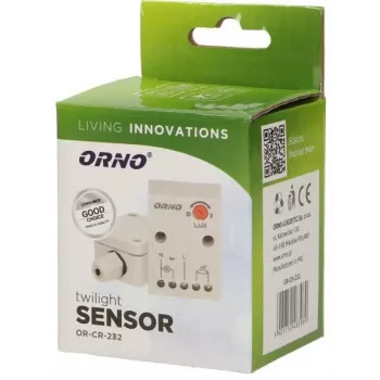 ORNO OR-CR-232 Dämmerungssensor mit hermetischer Außensonde im Abzweigkasten