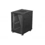 LANBERG 18U 19-Zoll Stand-Server-Rack-Schrank 600x800mm Schwarz mit gehärteter Glastür (Flat Pack)