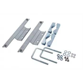 ATTE ADD-PMAALUXLM Pole-Mount-Halterung für ABOX-ALUXL-Gehäuse, Aluminium, Silber/Grau