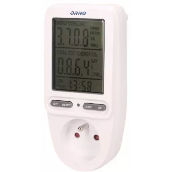 ORNO OR-WAT-435 Wattmeter Energiemessgerät mit Display