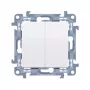 KONTAKT SIMON 10 Universal-Schaltmodul 1-Weg/2-Weg 10AX 250V Weiß Schraubklemmen
