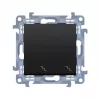 KONTAKT SIMON 10 Universal-Schaltmodul 10AX 250V Matt Schwarz 2x Schraubklemmen