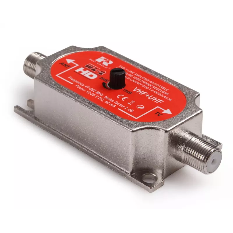 Red Eagle WZ-2 Linearverstärker 20 dB 47-694 MHz F-Stecker Innen DVB-T/T2