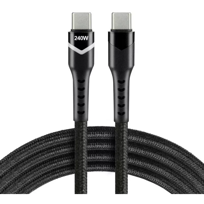 EVERACTIVE USB-C auf USB-C Kabel CBB-1PDRS 100cm 48V 5A 240W RGB LED