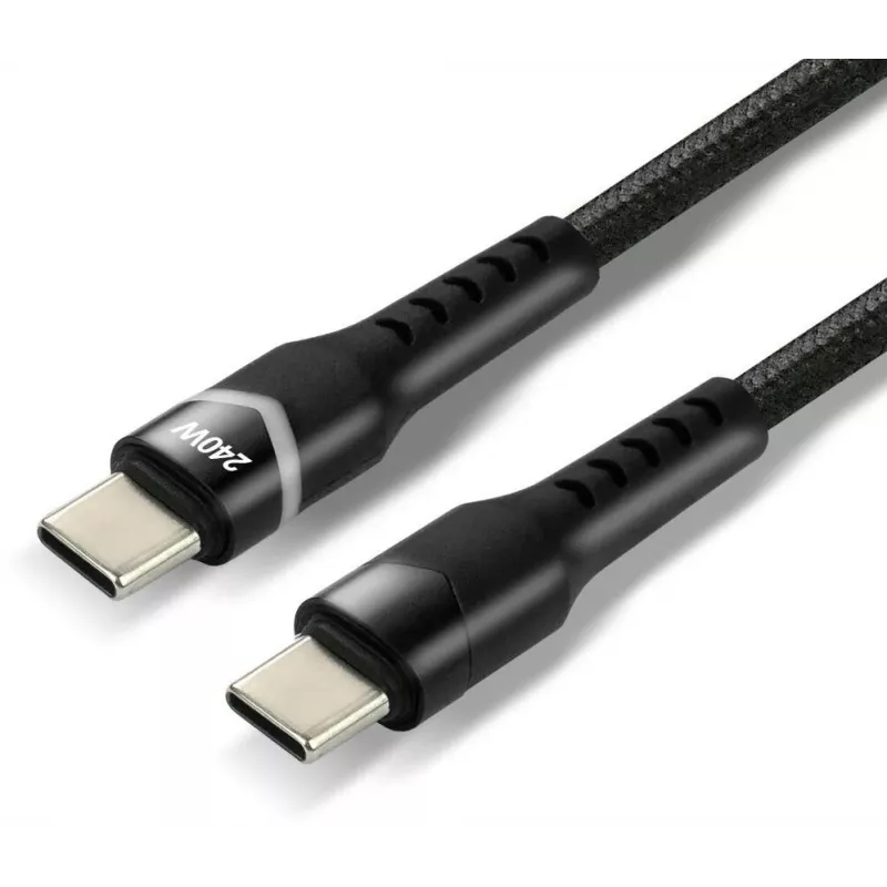 EVERACTIVE USB-C auf USB-C Kabel CBB-1PDRS 100cm 48V 5A 240W RGB LED