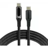 USB-C auf USB-C Kabel 2m 100W LCD Leistungsanzeige everActive CBB-2PD5L