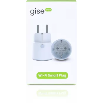 GISE SP-02 Smart Wi-Fi Plug mit Energieüberwachung, 16A, 3680W, Tuya-kompatibel