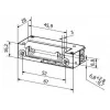 BIRA HARTTE XS00UW Elektrischer Türöffner 12-24V AC/DC mit mechanischem Freigabeschalter