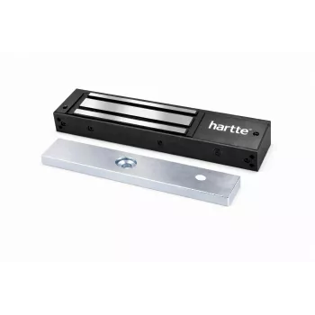 BIRA HARTTE MG280SR-BK Elektromagnetische Türverriegelung 280kg Schwarz mit Überwachung und Signalisierung