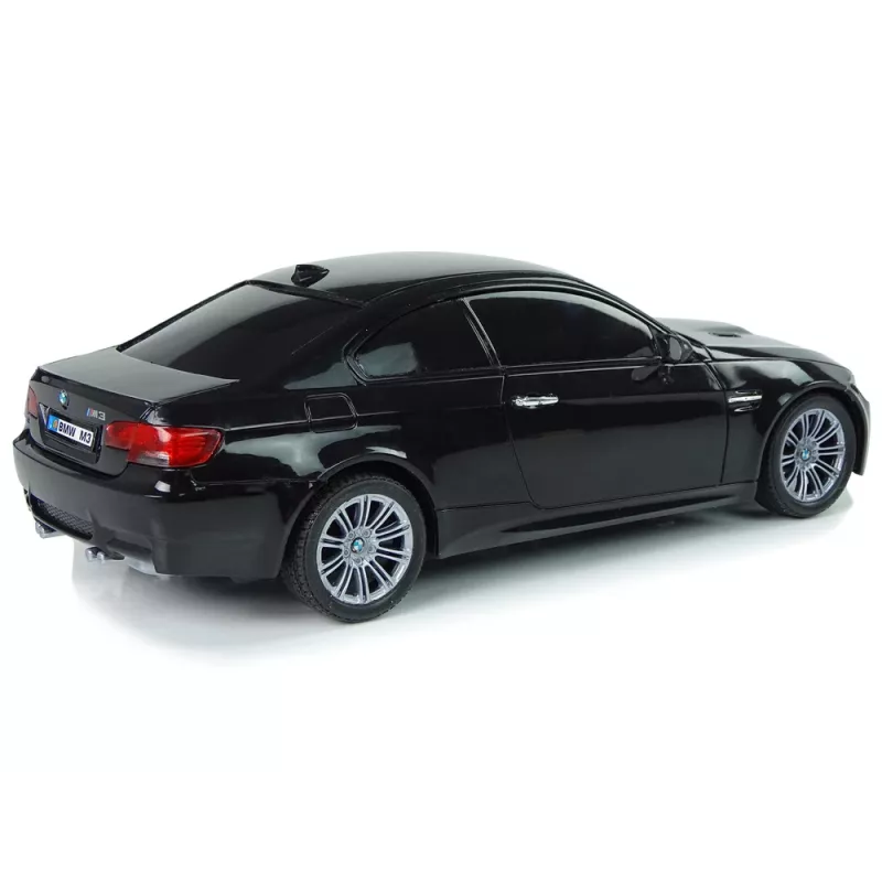 LEAN TOYS Fernsteuerung BMW M3 Schwarz 2.4G Lenkrad 1:18 Sound Lichter