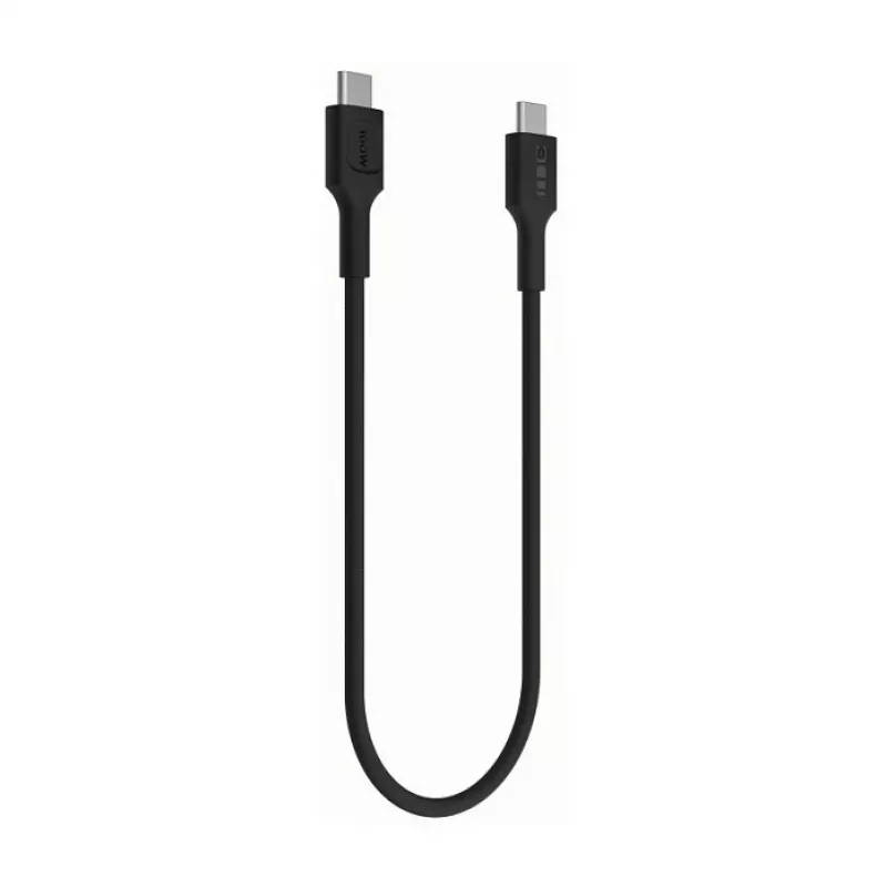 Green Cell PowerStream USB-C-auf-USB-C-Kabel 100W, 0,3 m, Schwarz