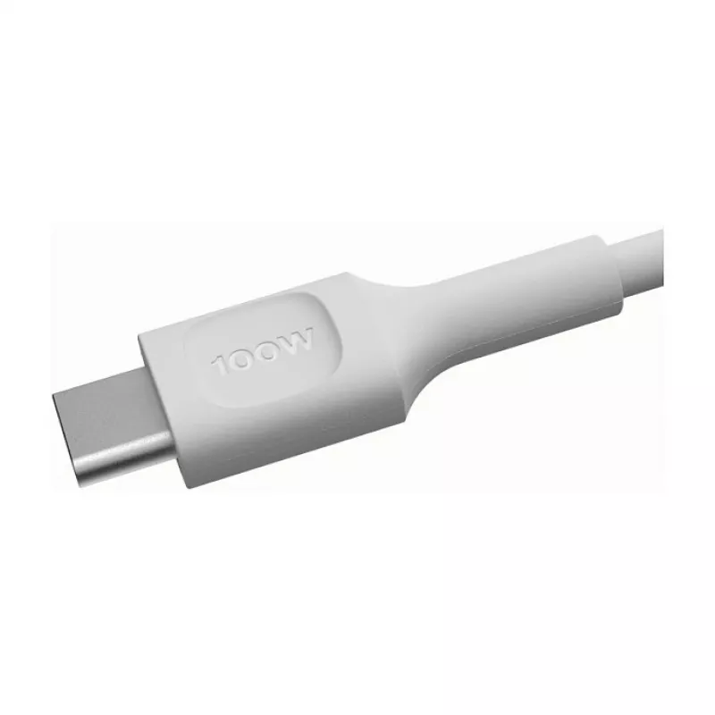 Green Cell PowerFlex USB-C auf USB-C Kabel 100W PD Schnellladung 0,3m Weiß