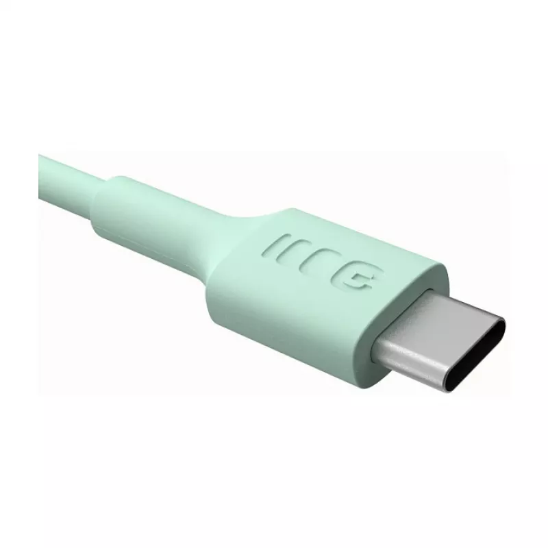 Green Cell PowerFlex Fast Charging USB Type-C auf USB Type-C Kabel 100W Mintgrün 1,2m