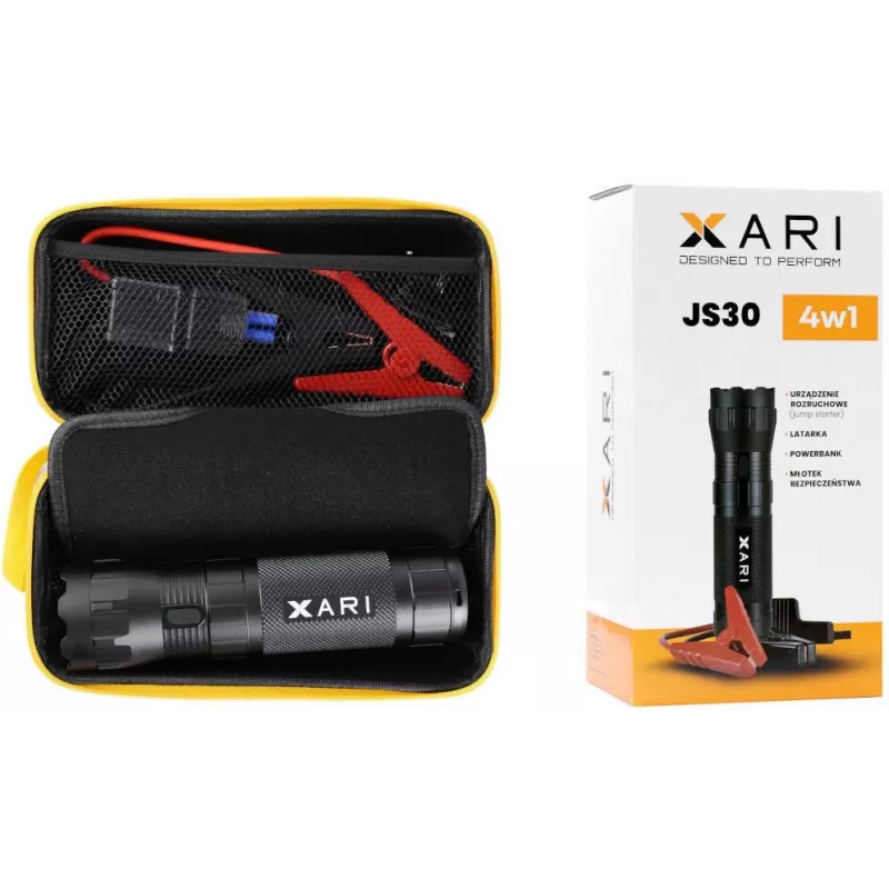 XARI Jump Starter PS-D30 Plus 3000A 20000mAh 12V Starthilfegerät mit LED-Taschenlampe