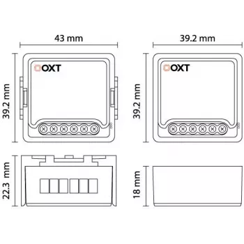 OXT T261 Mini Relais 1-Kanal ZigBee TUYA Smart Switch