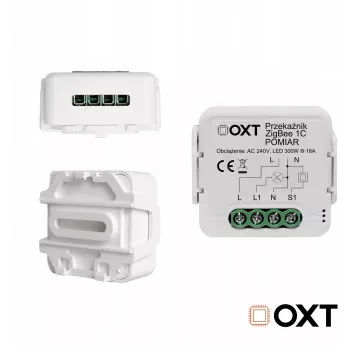 OXT T260P 1-Kanal 16A Smart-Relais-Modul mit Leistungsüberwachung, ZigBee 3.0, Tuya-kompatibel