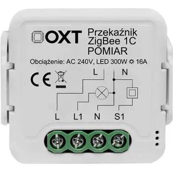 OXT T260P 1-Kanal 16A Smart-Relais-Modul mit Leistungsüberwachung, ZigBee 3.0, Tuya-kompatibel
