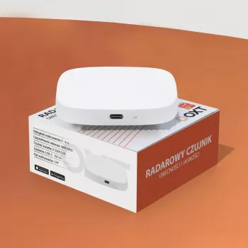 OXT T155 24GHz Millimeterwellen-Radar-Präsenzsensor mit Helligkeitssensor, USB WiFi Tuya Smart