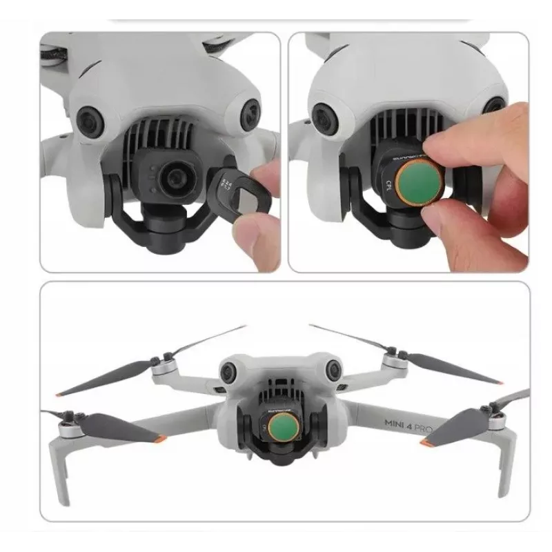 SUNNYLIFE ND32 Filter Grau für DJI Mini 4 Pro + Schutztasche N4P-FI722-32